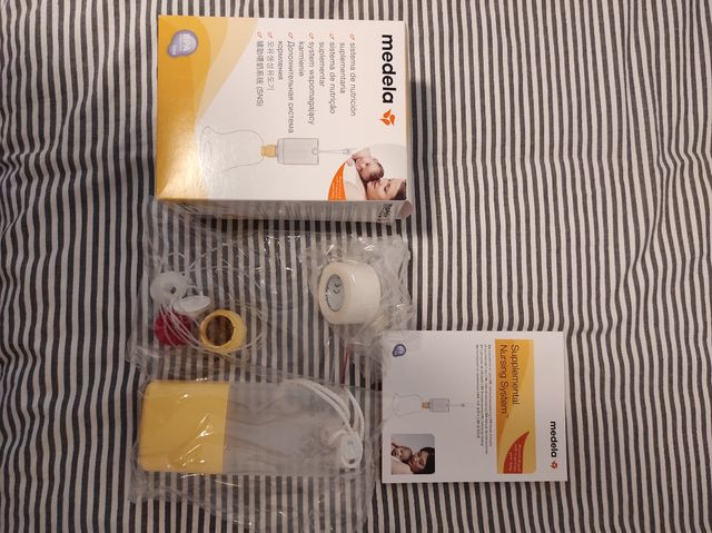 pack Medela, relactador, copas, biberones