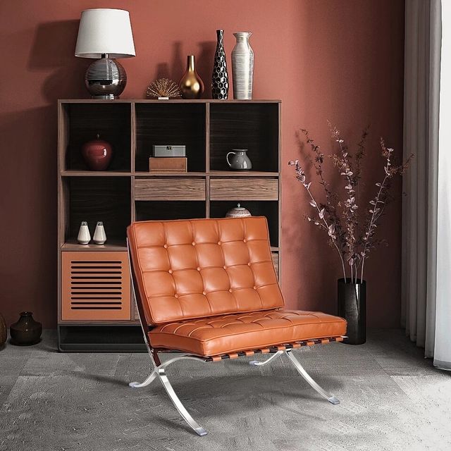 Barcelona Chair en Piel Granular