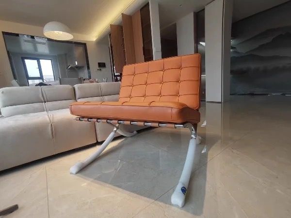 Barcelona Chair en Piel Granular