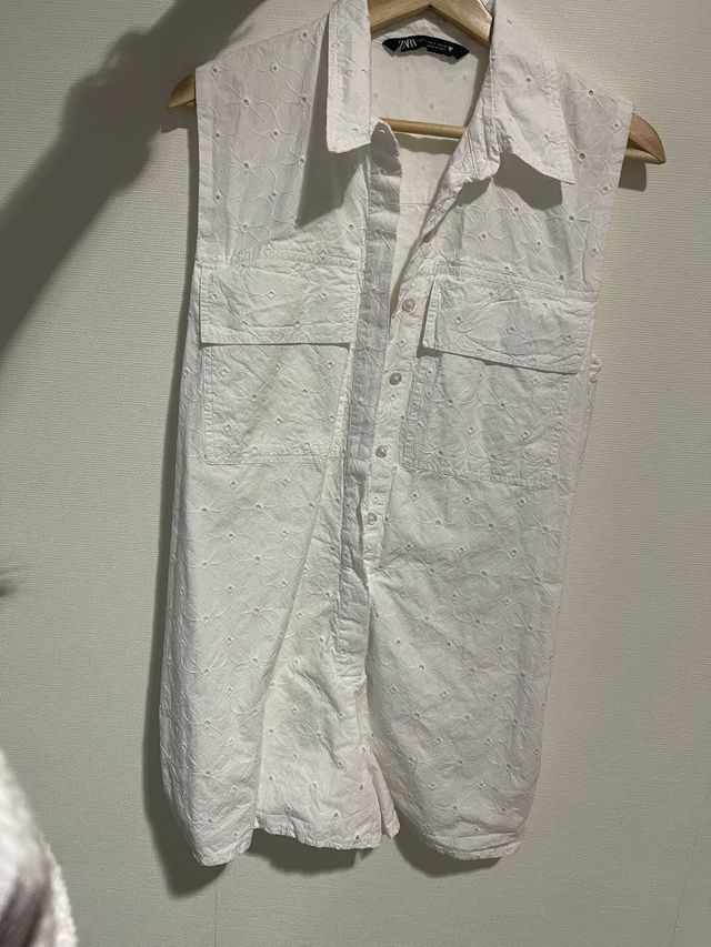 Jumpsuit blanco de Zara