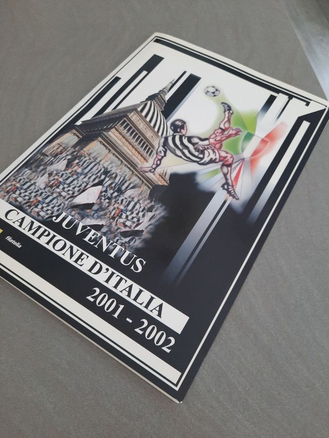 Folder francobolli Juventus campione 2001-2002