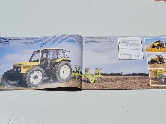 catálogo  tractor  MARSHALL 302, 804, 502,602,704