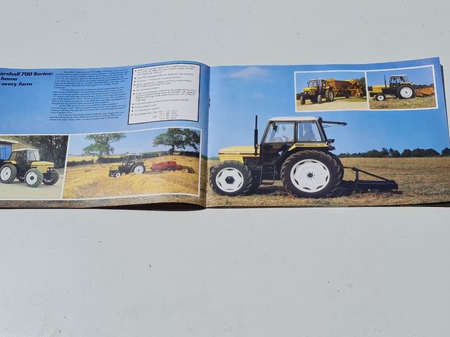 catálogo  tractor  MARSHALL 302, 804, 502,602,704