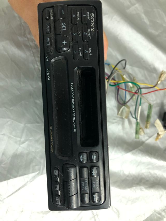 Radio/ casete y amplificador