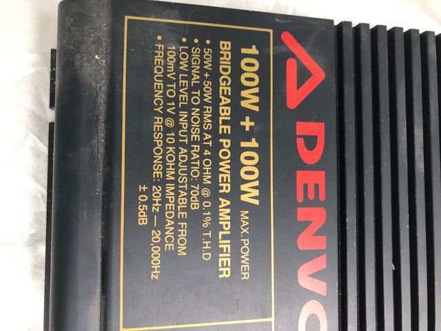 Radio/ casete y amplificador