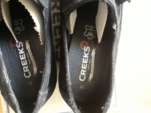 Zapatos mocasines negros piel talla 37 Creeks