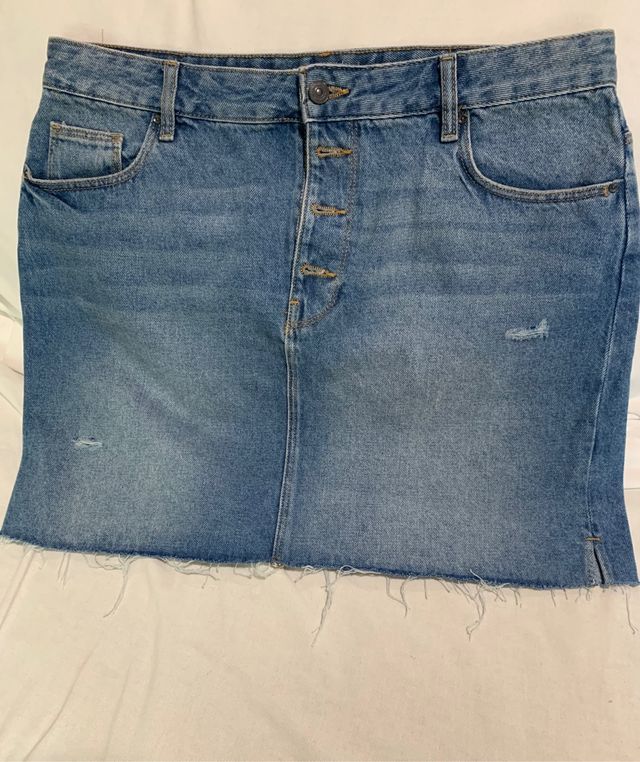 Falda vaquera azul