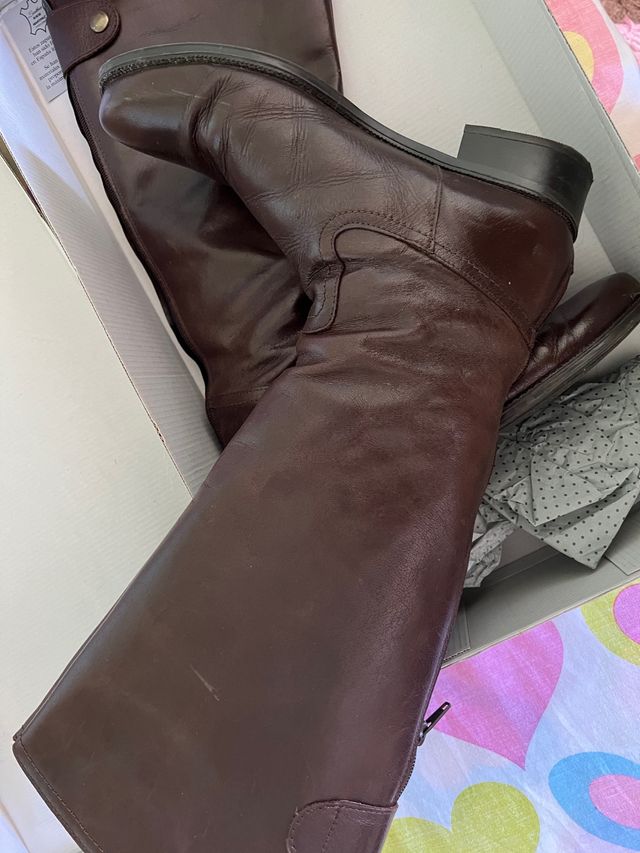 Botas altas de piel marypaz. Precio negociable