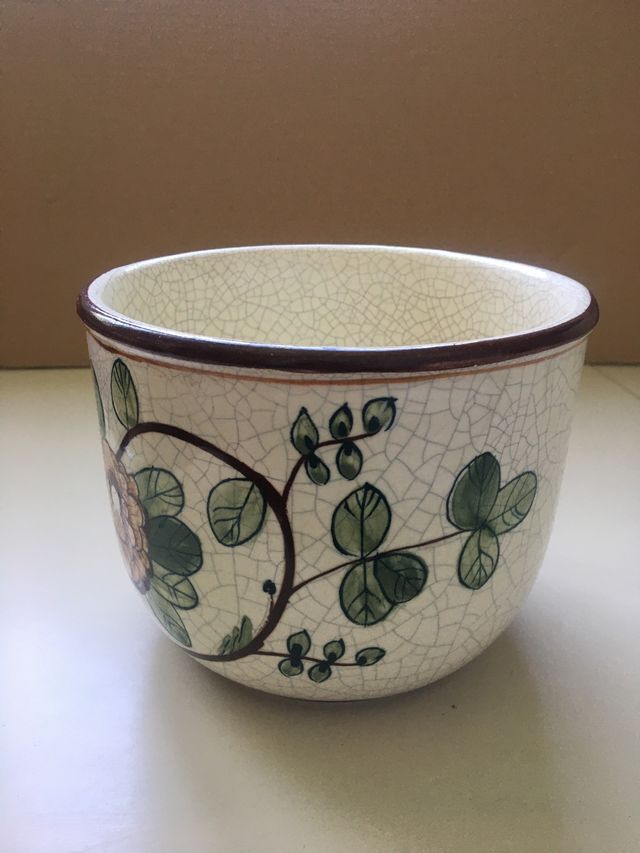 Maceta craquelada de Benlloch