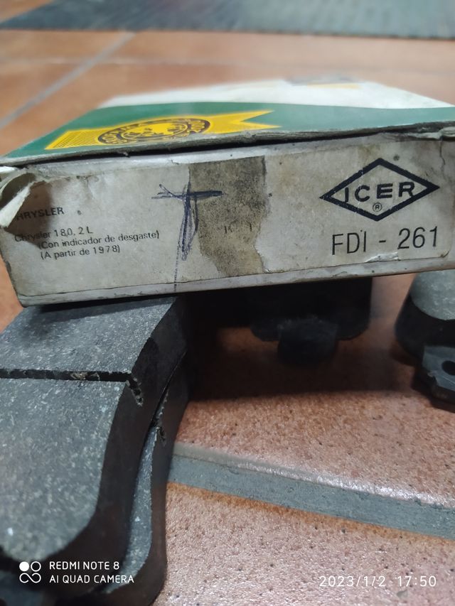 PASTILLAS DE FRENO CITROEN C15 Y CHRYSLER 180