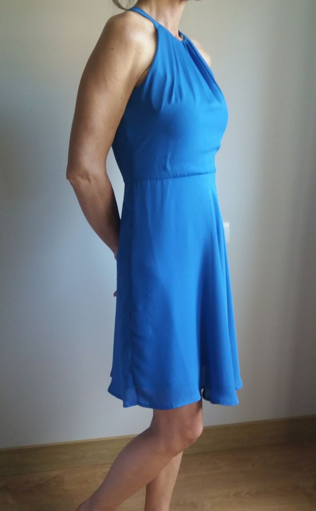 Vestido azul de Fórmula Joven