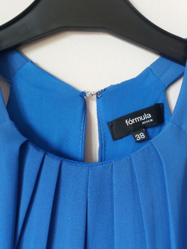 Vestido azul de Fórmula Joven