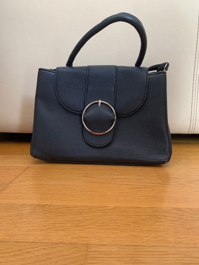 Bolso azul bandolera