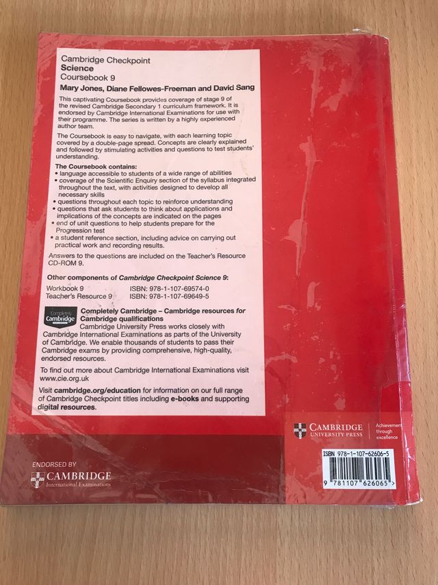 Cambridge checkpoint science 9 Coursebook