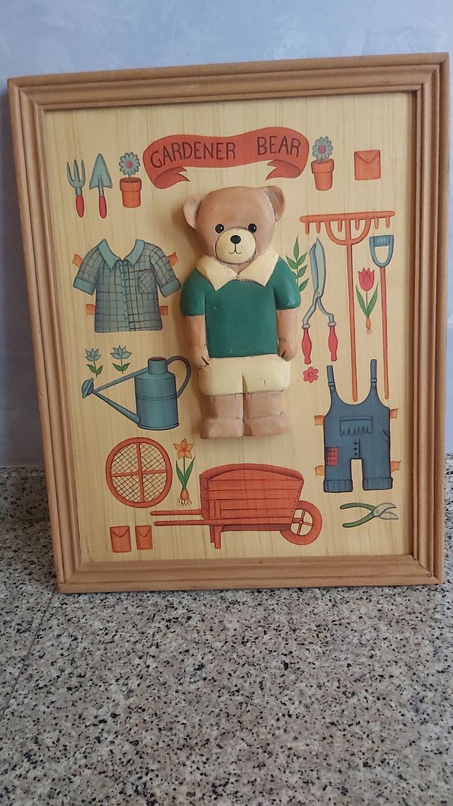 Cuadro en relieve de madera 
