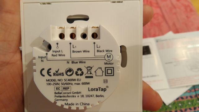 INTERRUPTOR DE PERSIANA WIFI