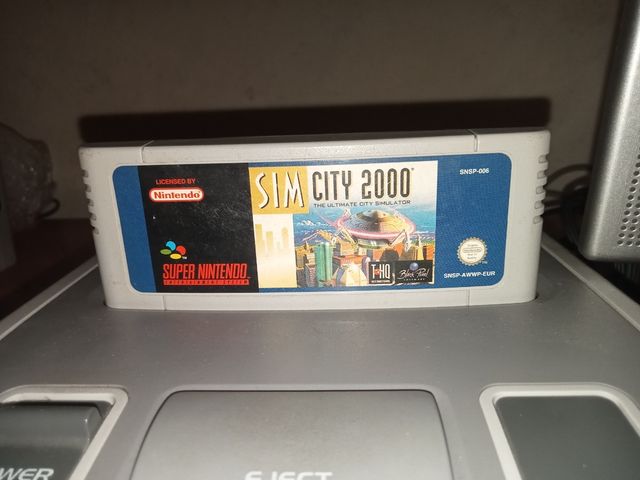 Sim city 2000 versión Pal EUR para SNES