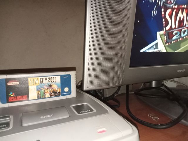 Sim city 2000 versión Pal EUR para SNES