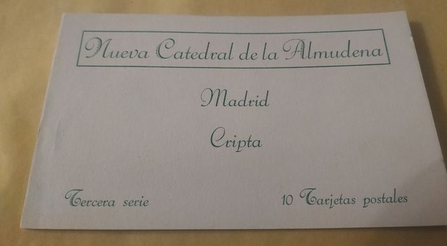 10 Postales Nueva Catedral de la Almudena