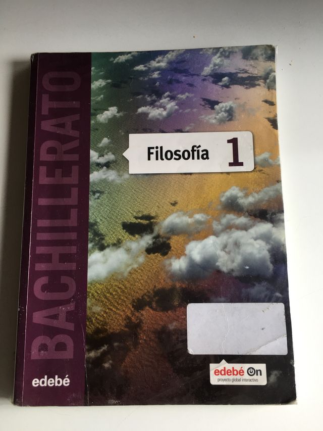 libro filosofía 1 bachiller en perfecto estado