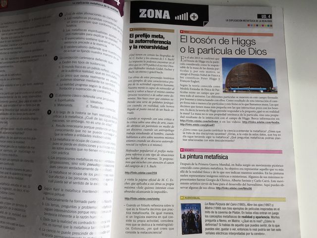 libro filosofía 1 bachiller en perfecto estado