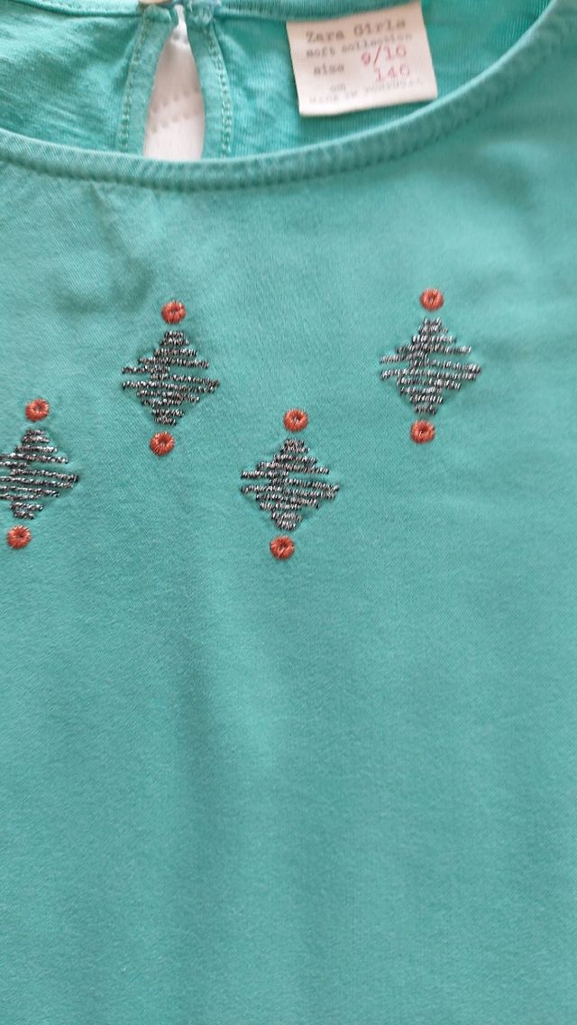 Camiseta niña zara.