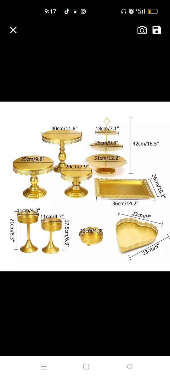 ALQUILER  soporte de tartas 