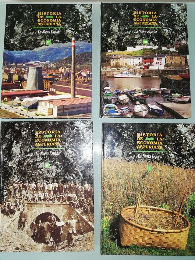 HISTORIA DE LA ECONOMIA ASTURIANA.4 TOMOS
