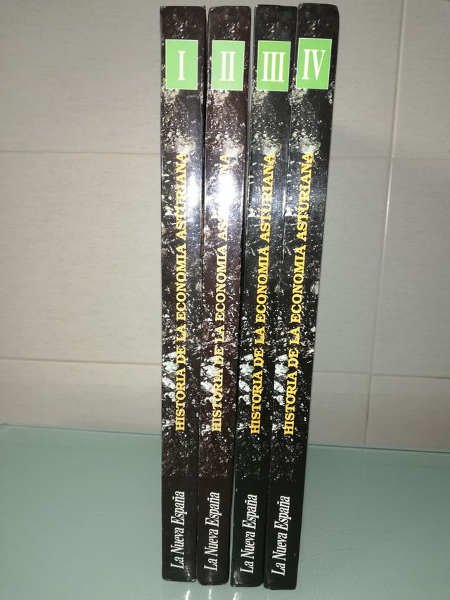 HISTORIA DE LA ECONOMIA ASTURIANA.4 TOMOS