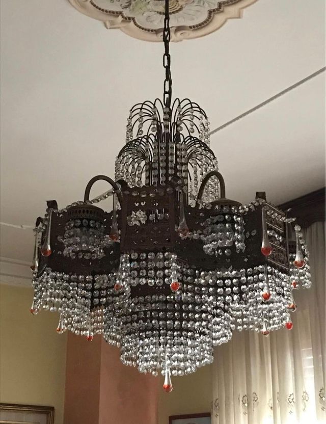 Lampadario in cristallo