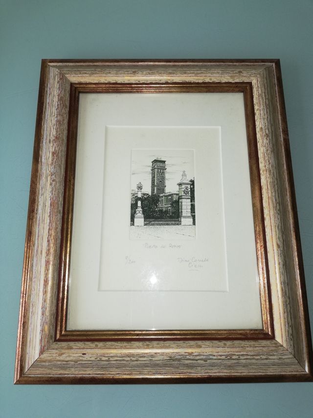 GRABADO/CUADRO ORIGINAL DINO CONEDO