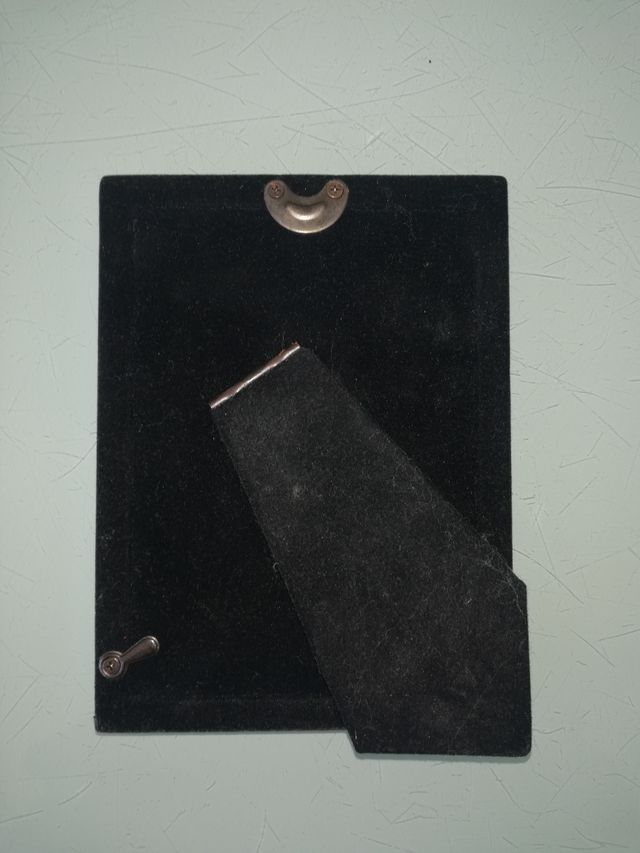 MARCO.PORTARETRATOS.BAÑADO EN PLATA LEY + CRISTAL