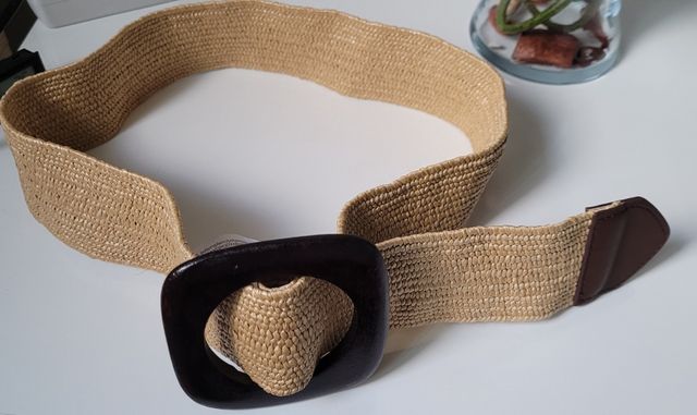 Cinturon rafia nuevo