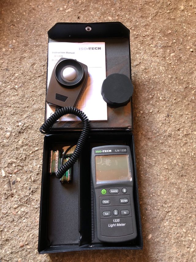 Medidor de luz / Luxómetro