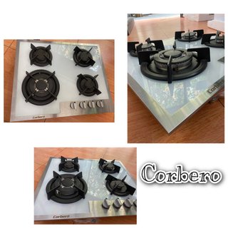 Encimera cristal Gas Inox