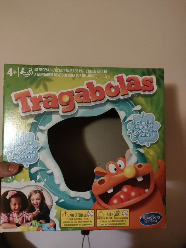 juego tragabolas hipopótamo.