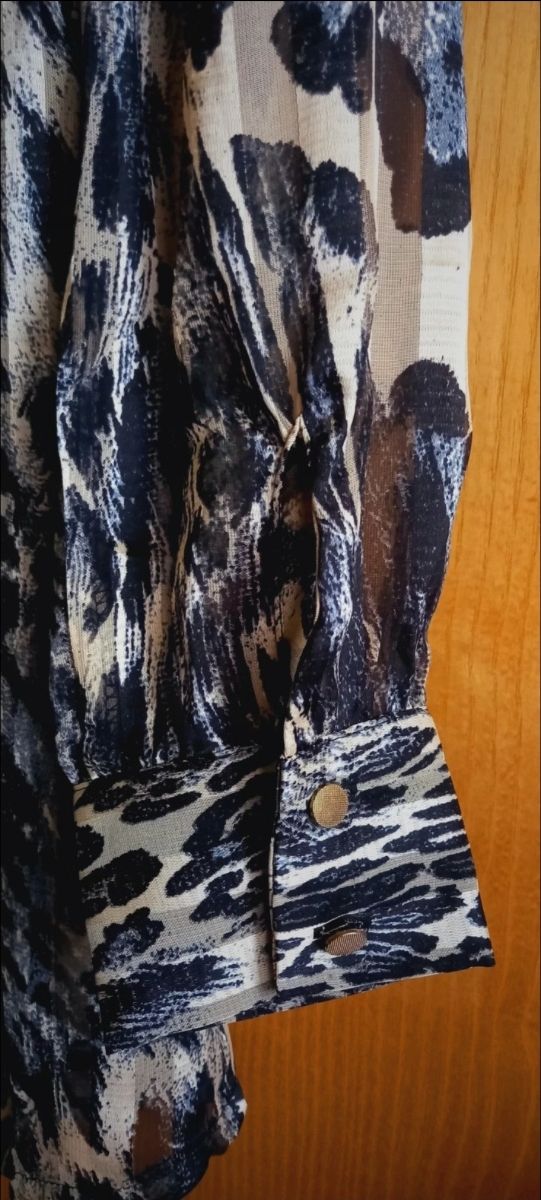 Camisa blusón, animal print
