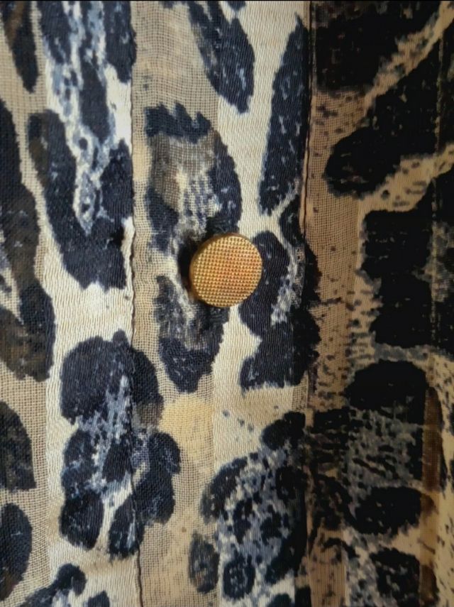 Camisa blusón, animal print