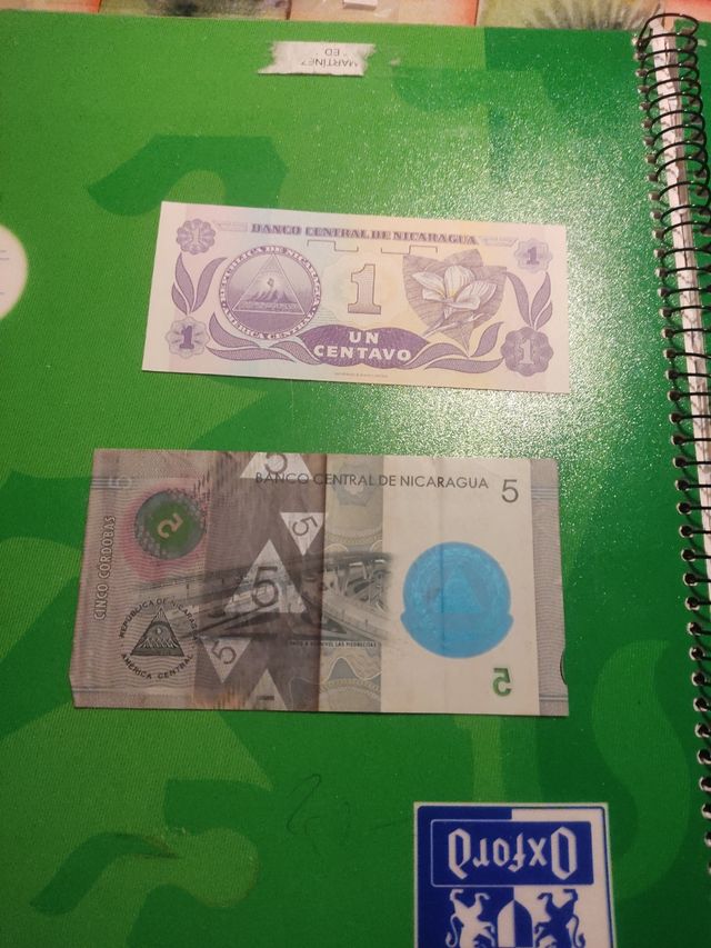 billete de Nicaragua