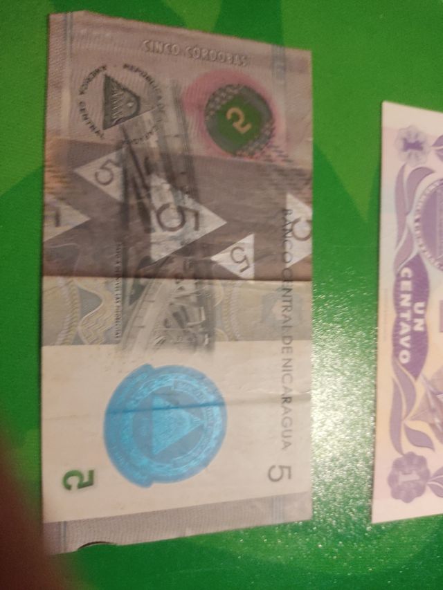 billete de Nicaragua