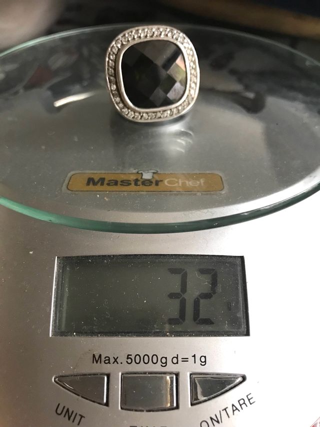 ANELLO GRANDE IN ARGENTO E PIETRA NATURALE