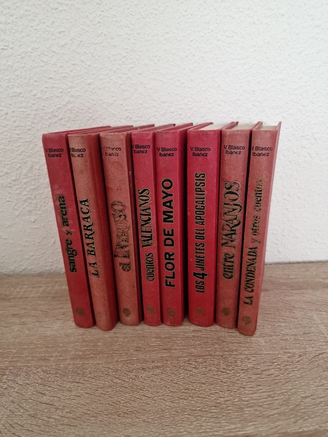 Pack de libros del año 1979, Obra de V.Blasco ibañ