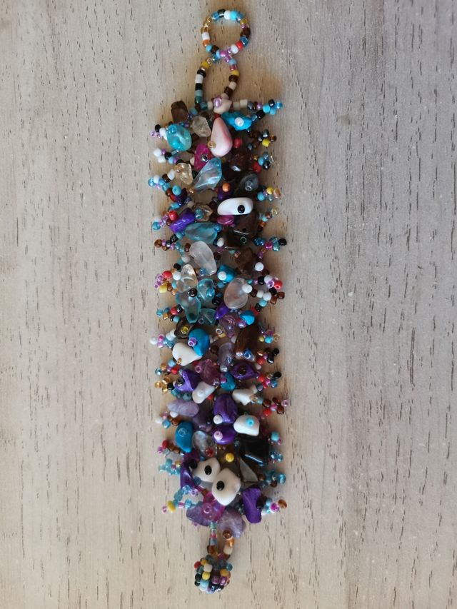 Pulsera de piedras azules