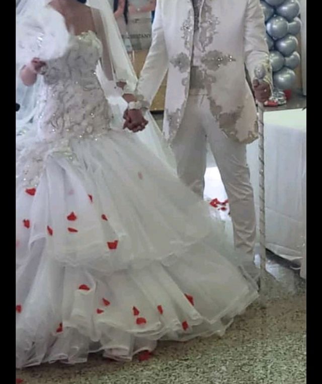 vestido novia echo por ismael fernández