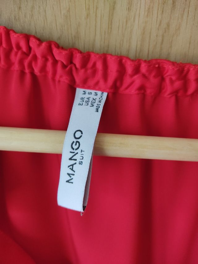 Blusa satinada Mango