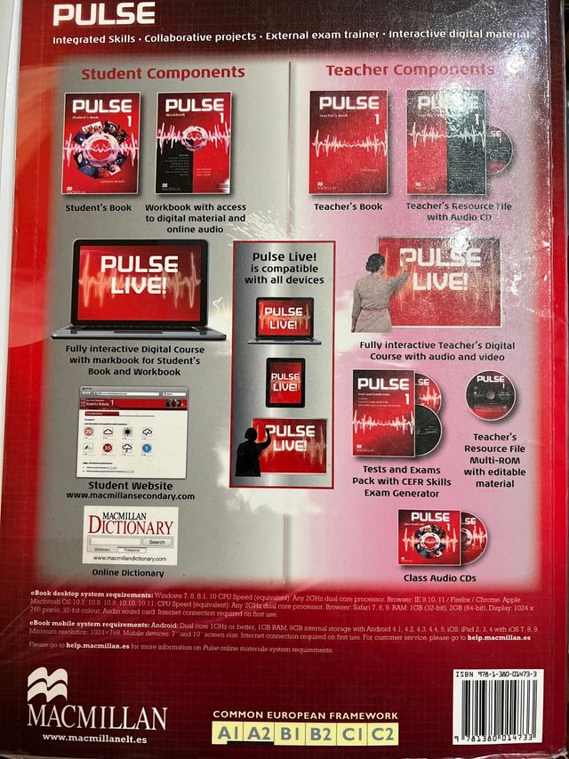 Pulse 1 Student's book ISBN9781380014733