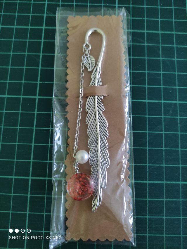 Marcapáginas pluma 3.50unidad