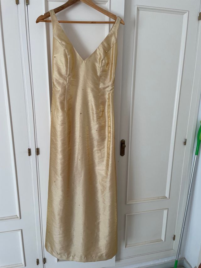 Abito da sera oro taglia M