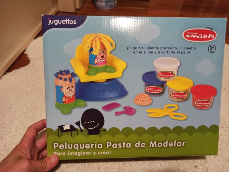 Peluqueria Juguettos Juego Plastilina Peluqueria De Segunda Mano