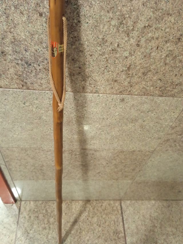 palo de madera senderismo